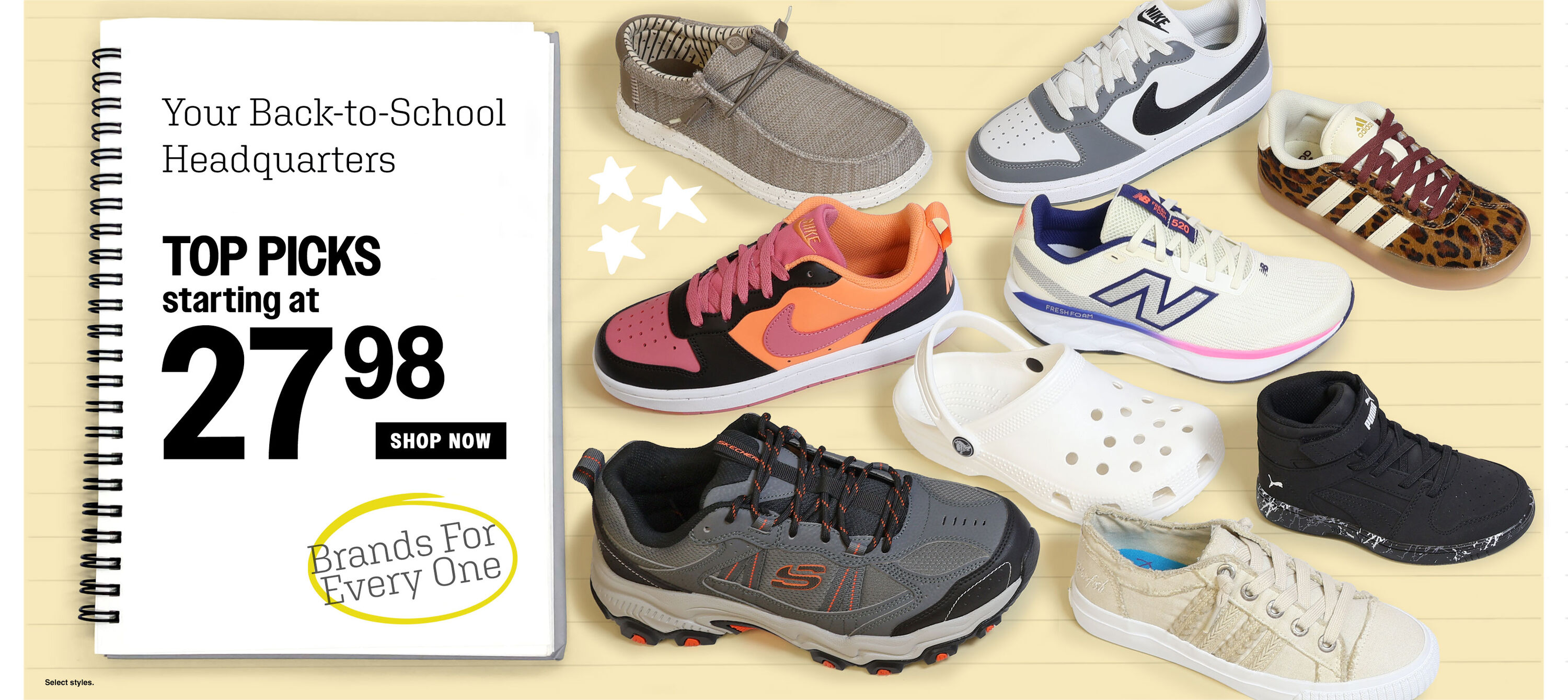 Your Back-to-School Headquarters. Shop Now.