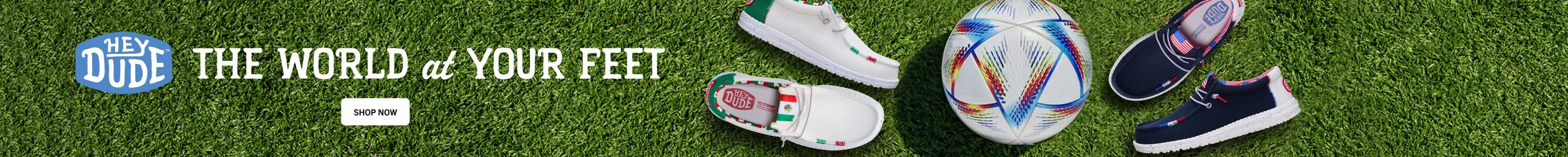HEYDUDE. The World at Your Feet. Shop Now.