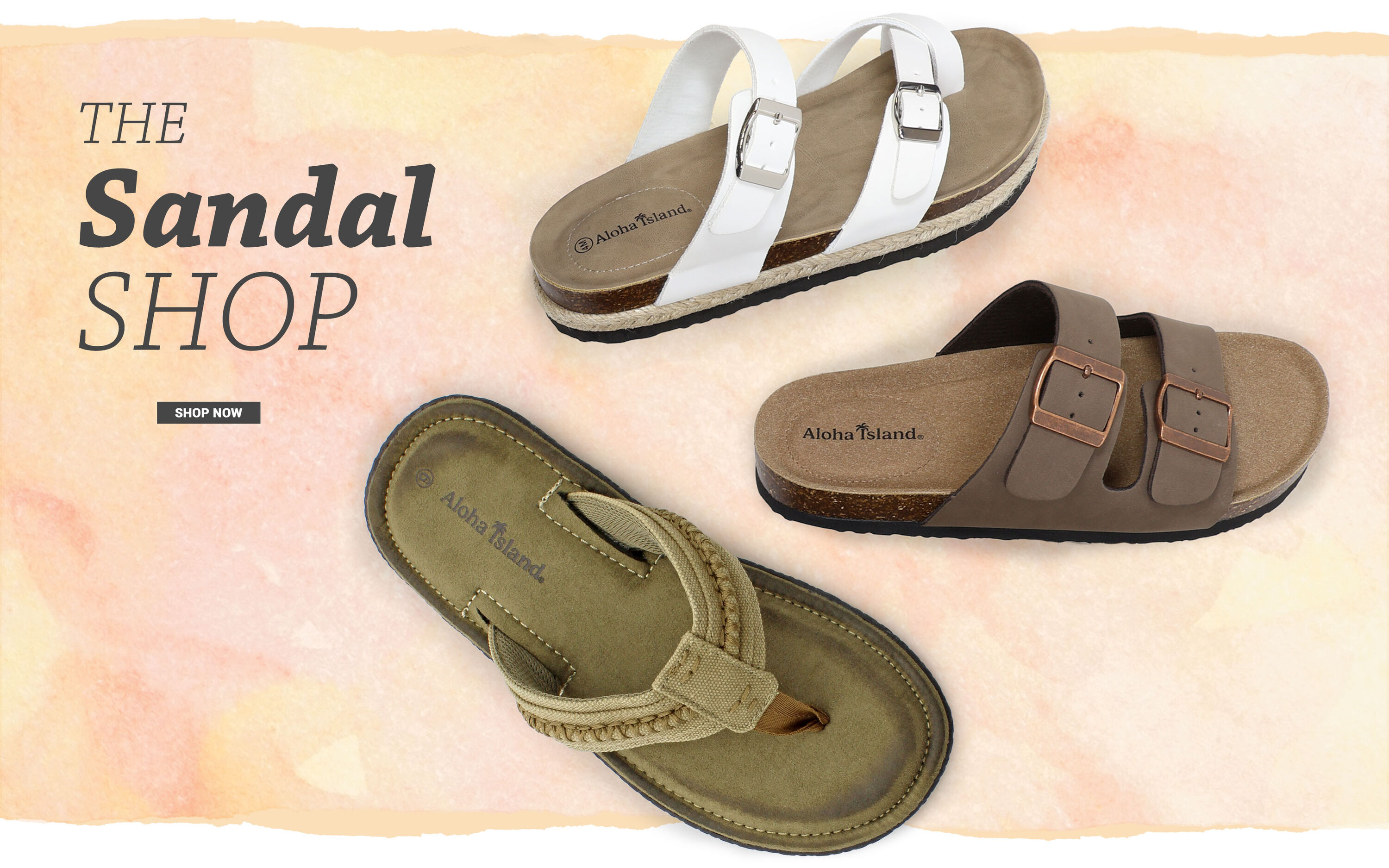 The Sandal Shop. Shop Now.
