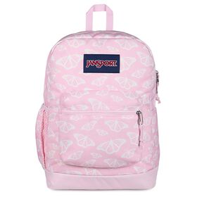  JanSport Cross Town Plus Butterfly-Print Backpack Front View