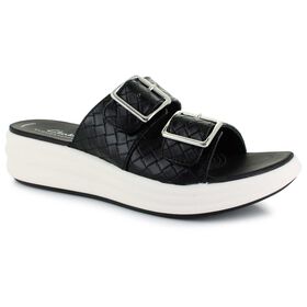 Footbed Clarks Cloudsteppers Drift Buckle Right Side View