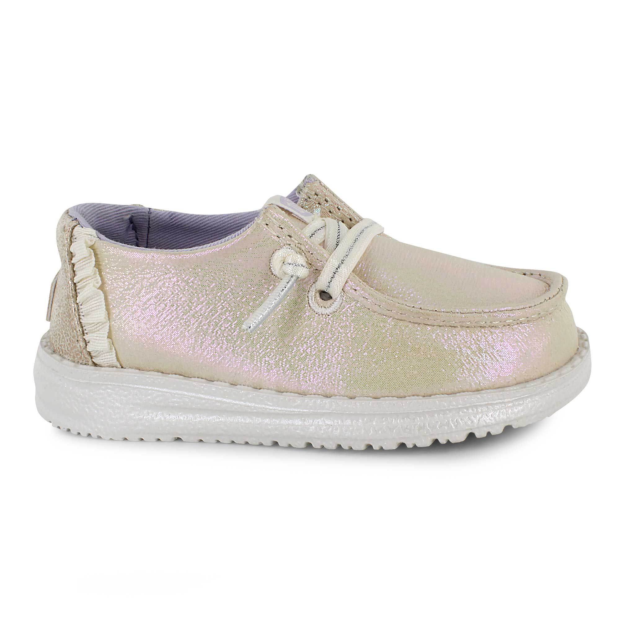 HEYDUDE Wendy Toddler Shimmery Right Side View