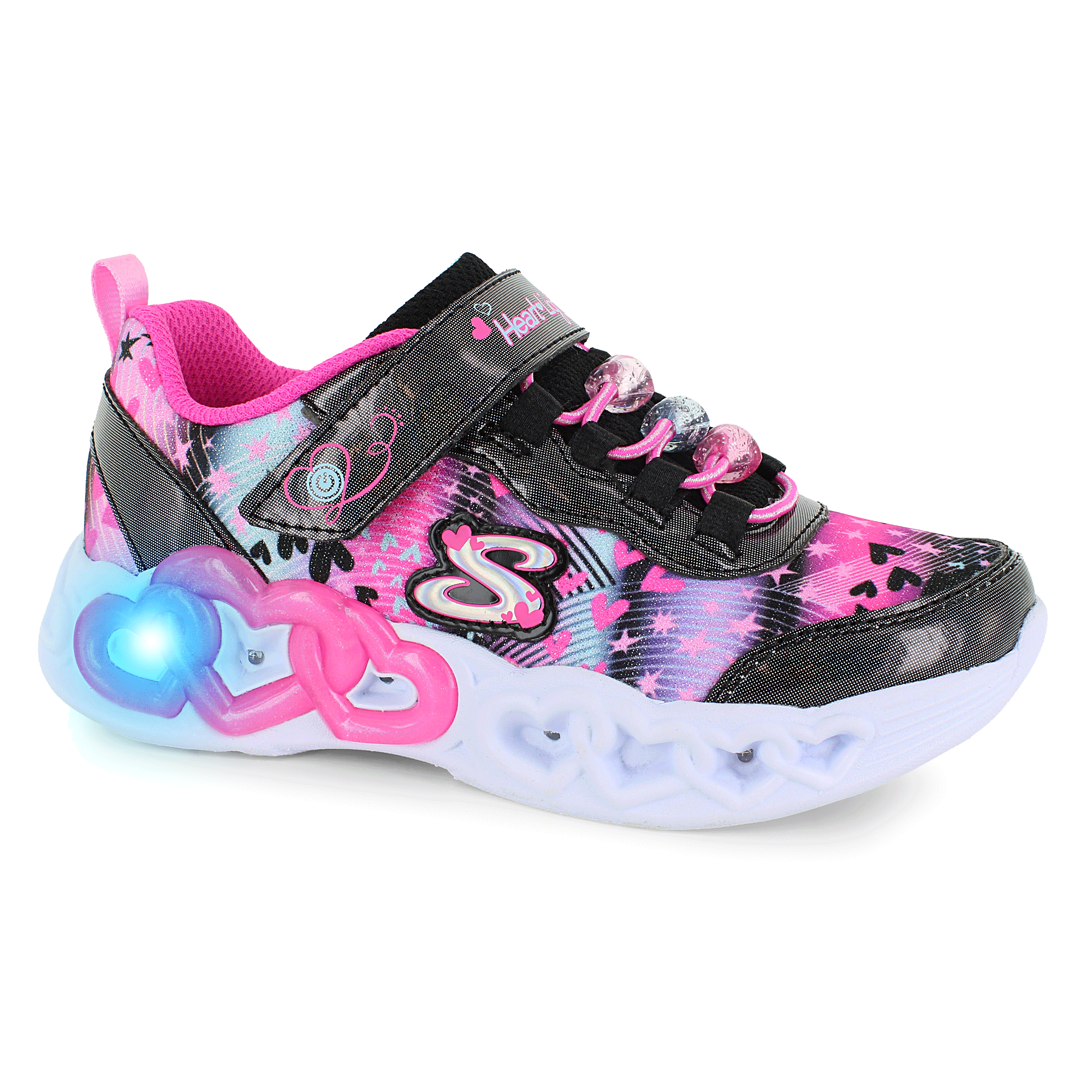 Skechers Infinite Heart Lights - Heart Jewels Right Side View