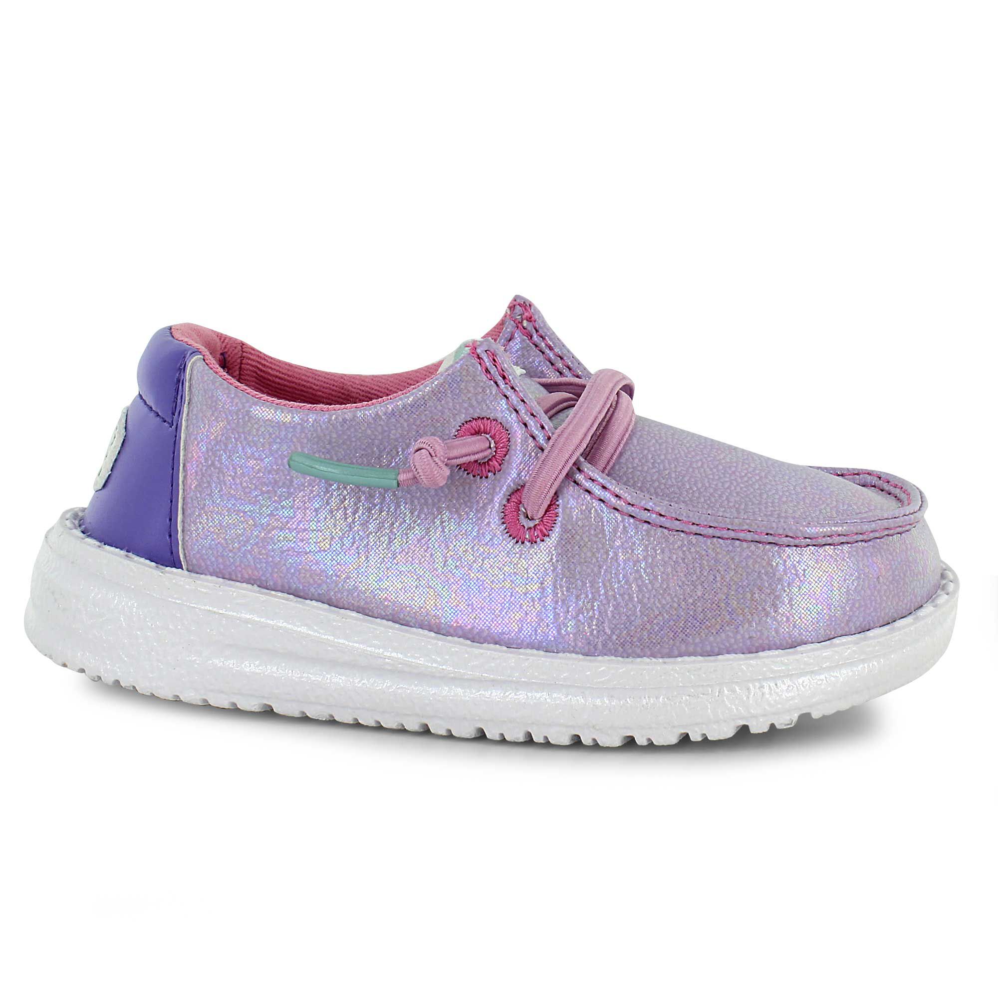 HEYDUDE Wendy Toddler Iridescent Right Side View