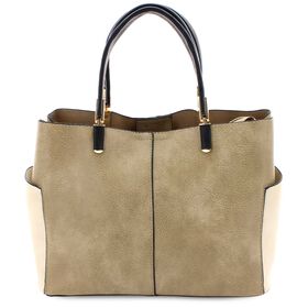  DS Bags Bruce Color-Block Satchel Front View