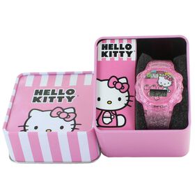  Hello Kitty Apple-Print Watch & Flashing Lights Front View