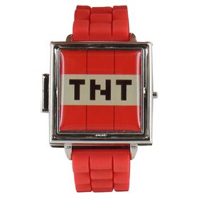 Watches & Jewelry MINECRAFT TNT Spinner Watch Spinner Front View