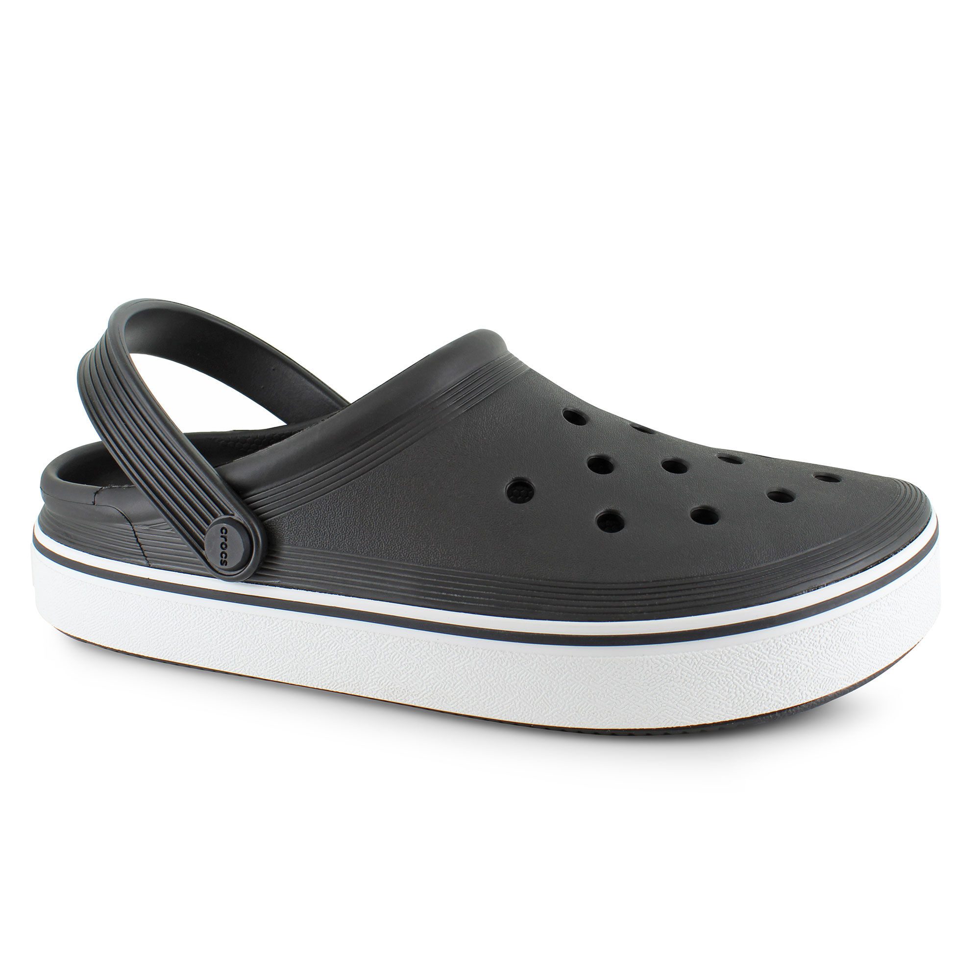 Crocs with white hotsell sole