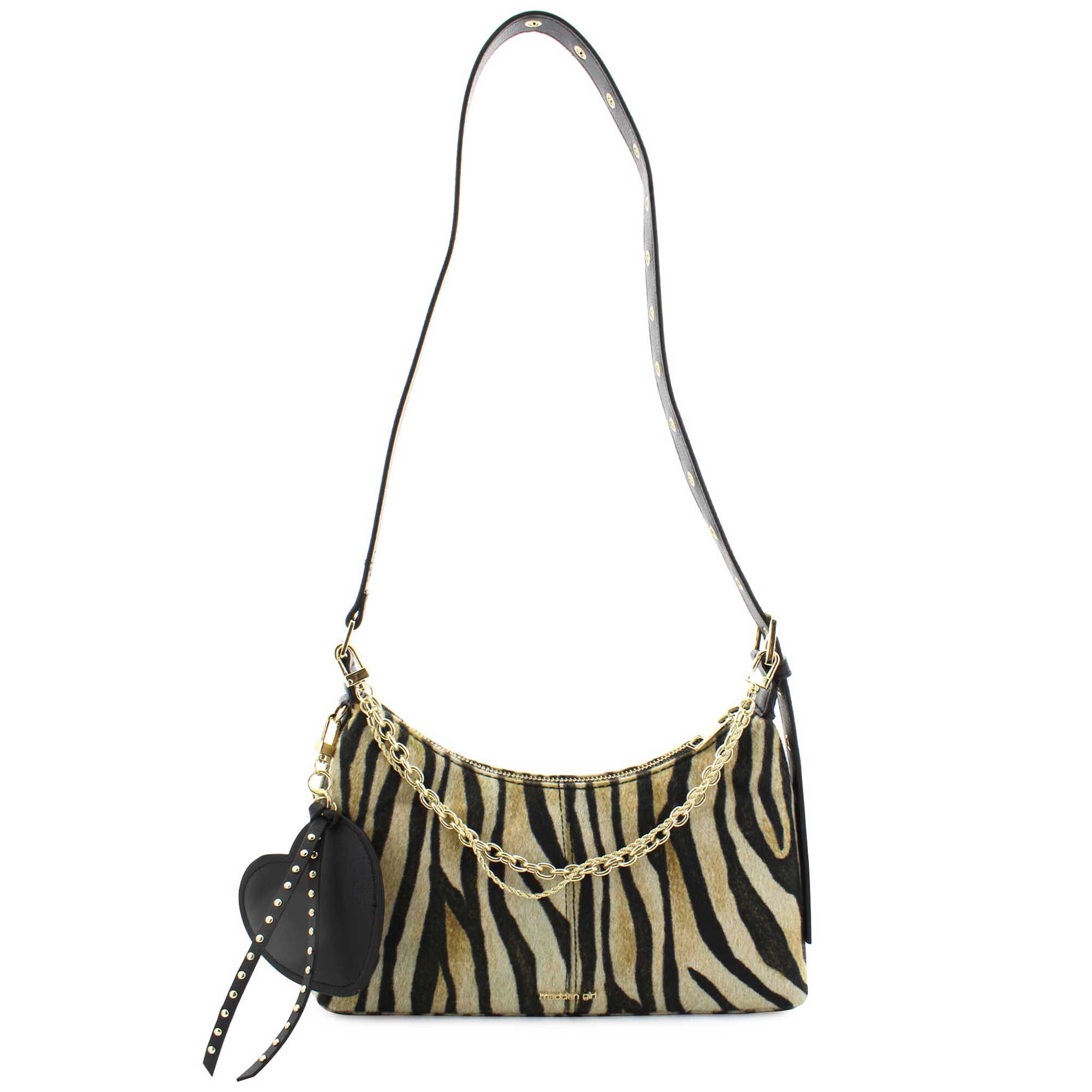 Madden Girl Zebra Bag Front View