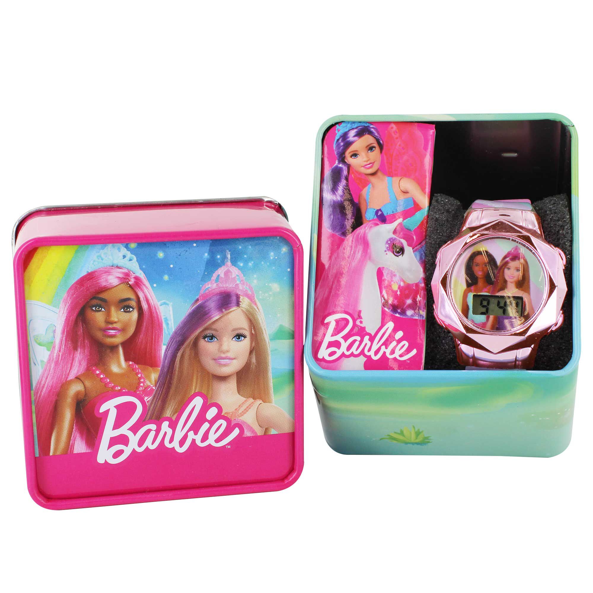 Barbie Digital Watch With Flashing Lights Front Product View