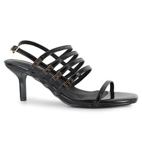 Special Occasion bebe Strappy Logo Right Side View