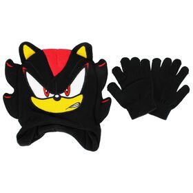  Kids' Sonic The Hedgehog Shadow Beanie & Glove Set Front Set View