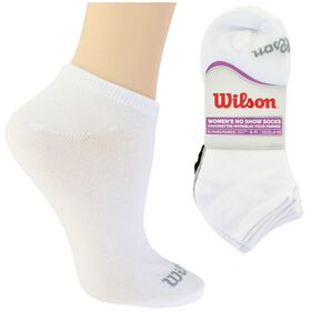  Women's Wilson Solid No-Show 10 for $10 Side View With Package