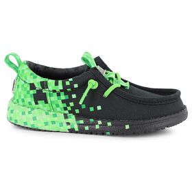  HEYDUDE Wally Funk Youth Minecraft Creeper Right Side View
