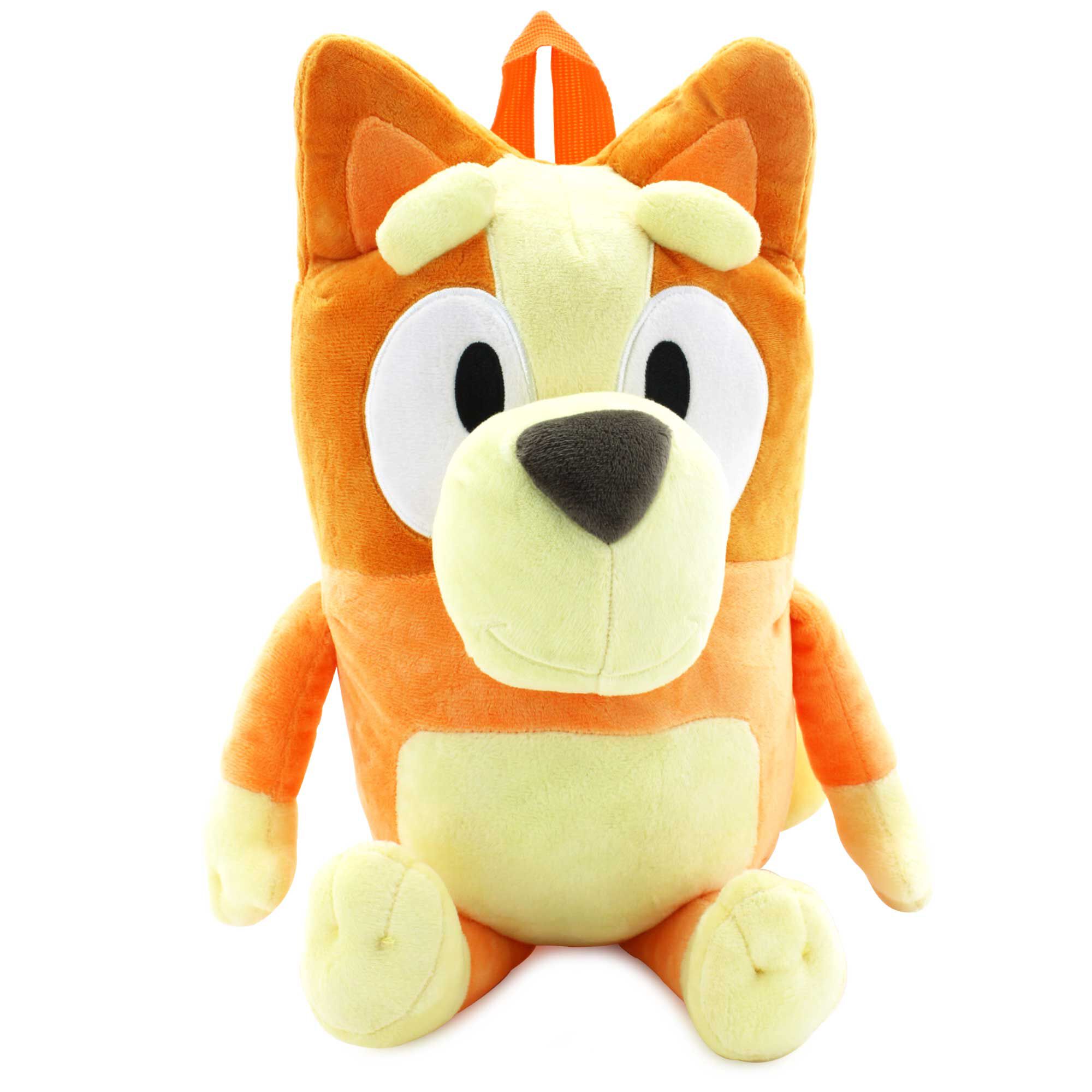 Bluey Bingo Plush Backpack Front View