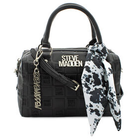  Steve Madden BADALISE Embossed Satchel Front View