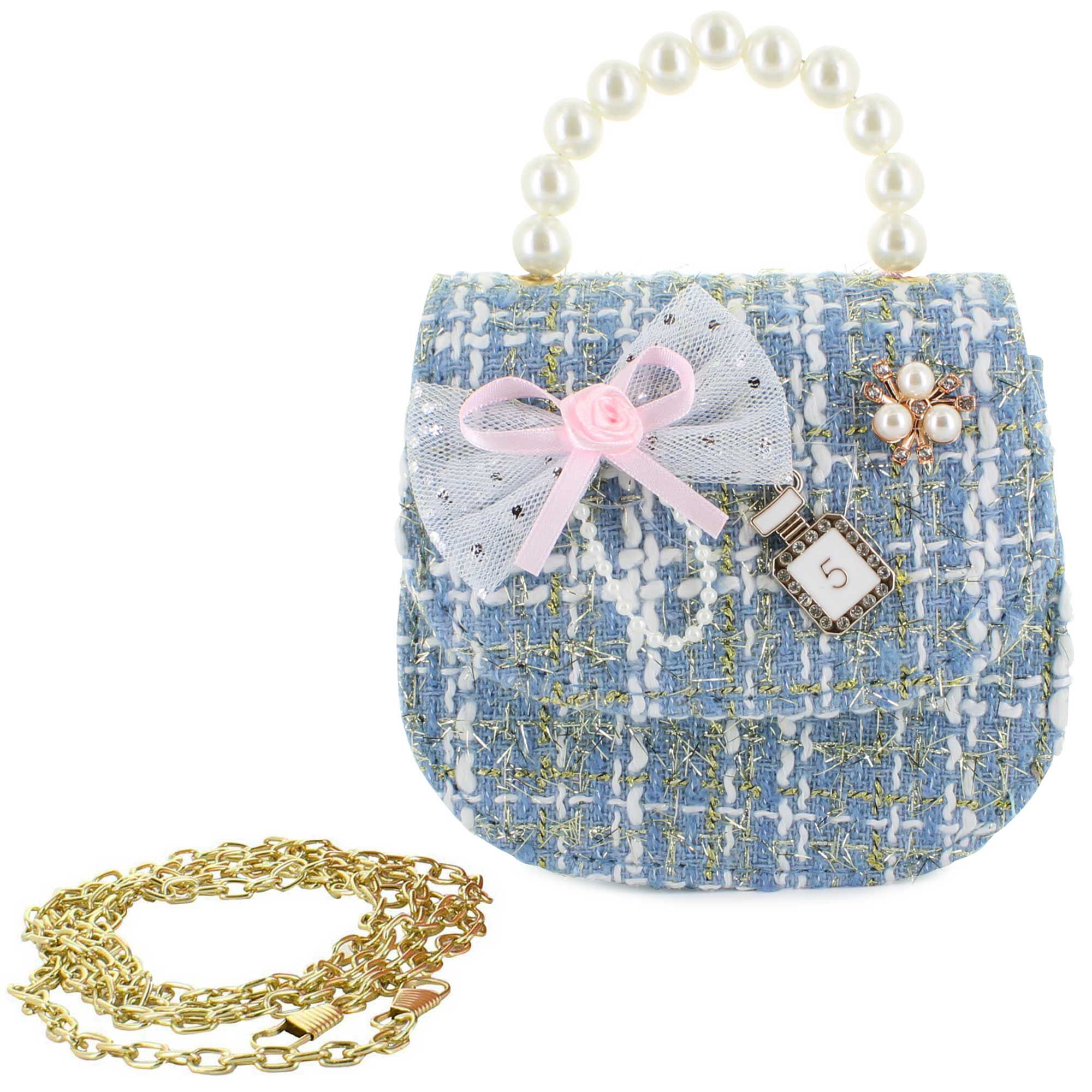 Willow & Ruby Tweed With Bow Mini Bag Front View