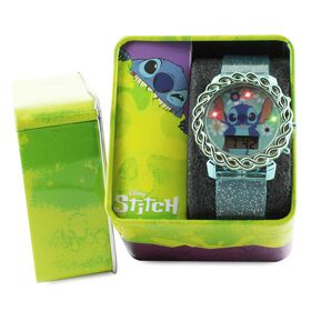Characters & Collaborations: Shoes & Accessories Disney Stitch Digital Watch With Flashing Lights Watch In Tin View