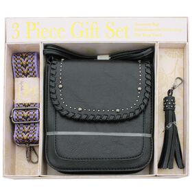 Crossbody Sam & Hadley Studded Crossbody 3-Piece Gift Set Front Set View