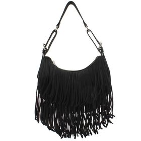  Madden Girl Fringe Shoulder Bag Front View