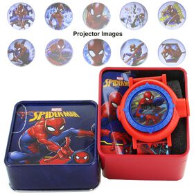 Watches & Jewelry Spider-Man Projection Watch Front View