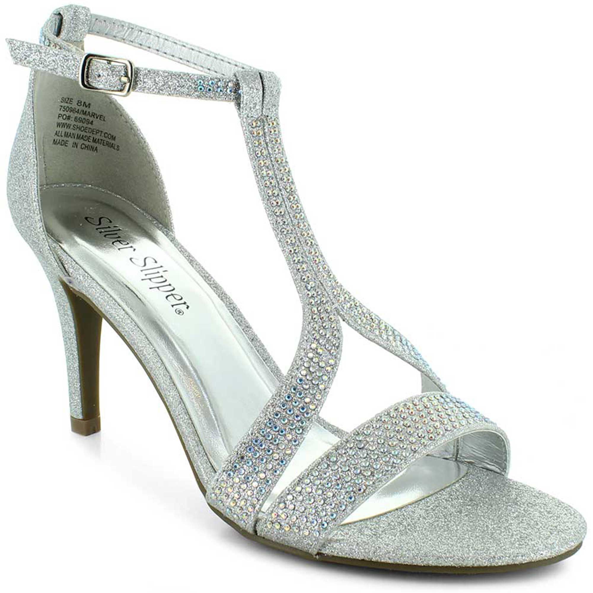 Silver slipper shoes shoe dept discount