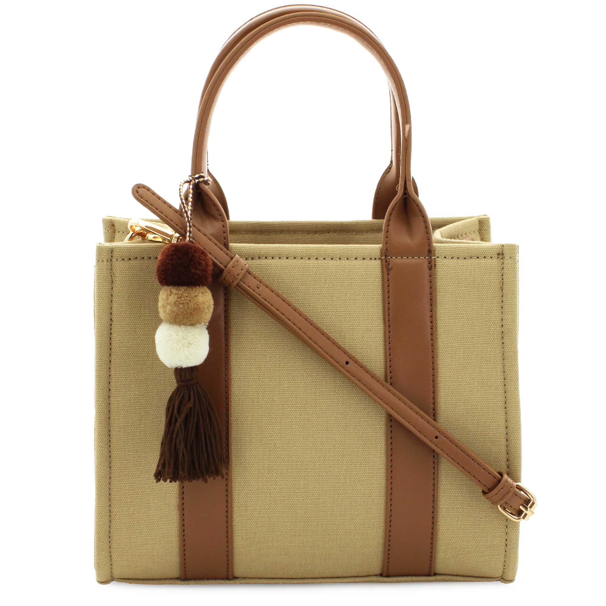 Emperia Tote With Faux-Leather Trim Front View