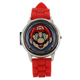 Character Super Mario Spinner Watch Front View