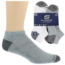 Socks Men's Skechers No-Show 10 For $10 Side View With Package