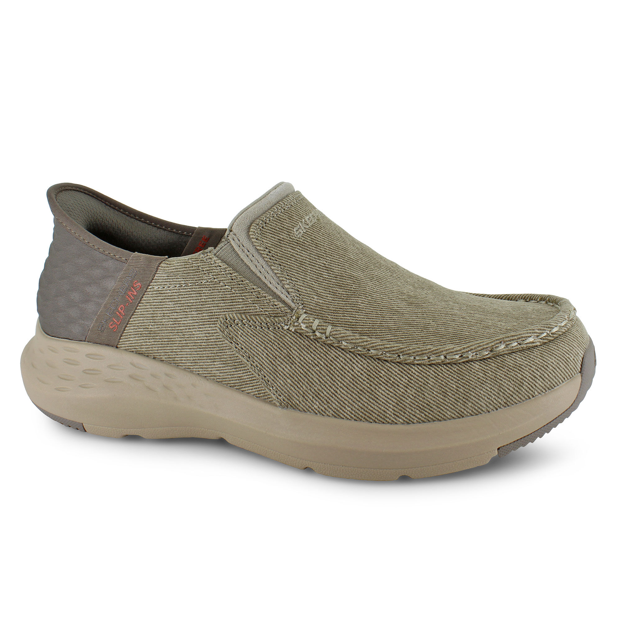 Skechers men's parson-trest slip on canvas moc toe oxford sales