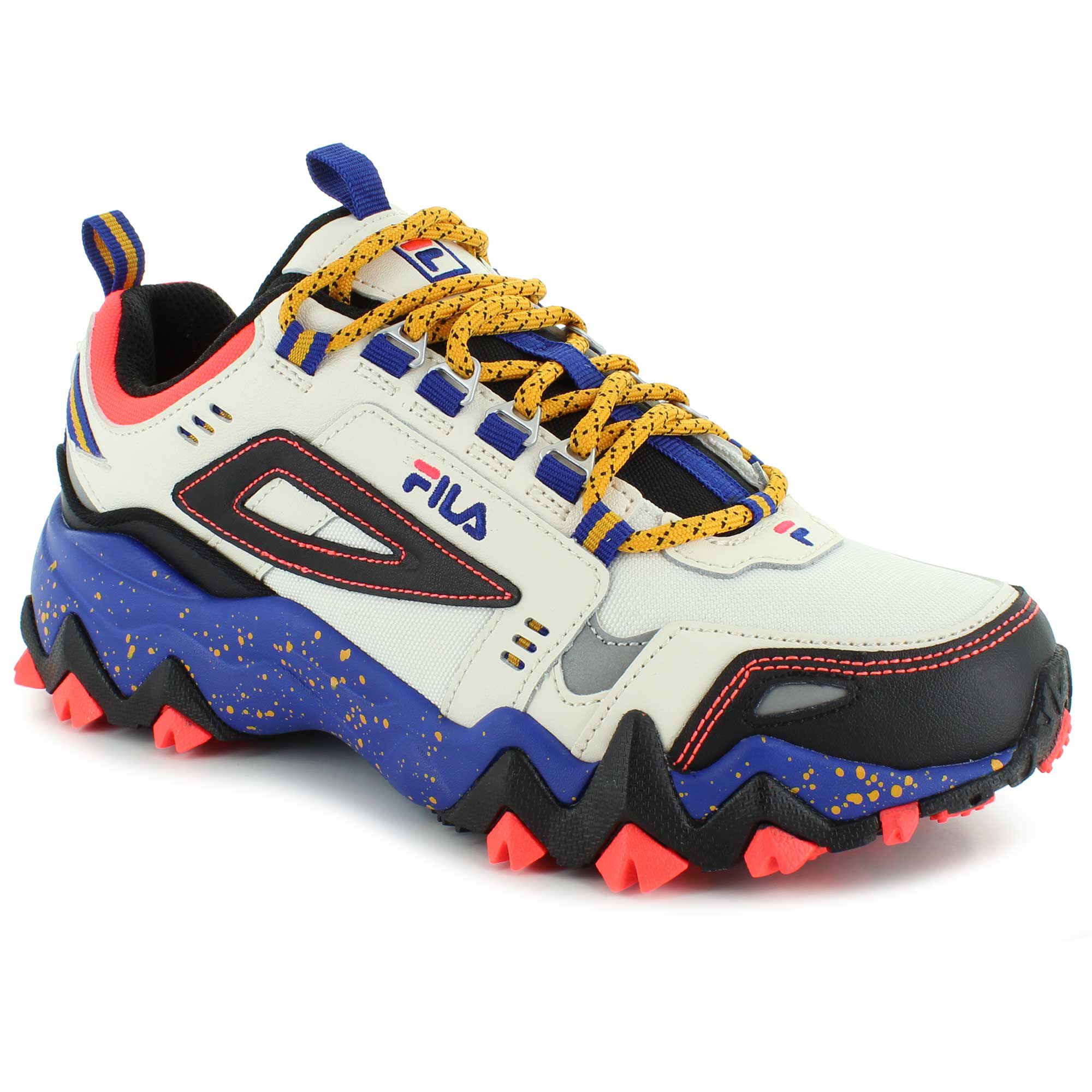 colourful fila shoes