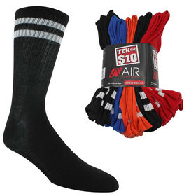  Men's Air Sports World Tube Sock 10 For $10 Men's Air Sports World Tube Sock 10 For $10, Multi-Color, hi-res