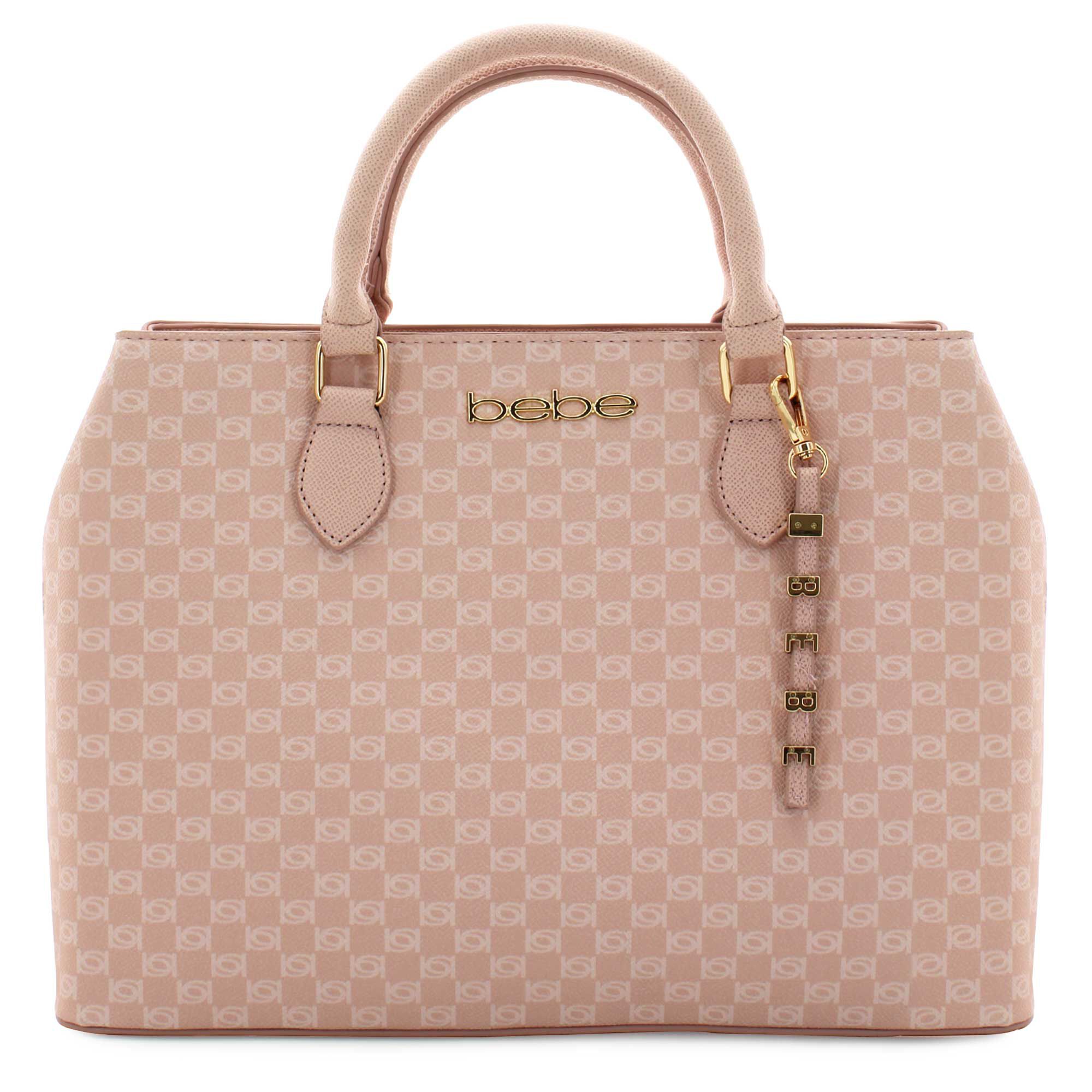 bebe Adela Mono Satchel Front View
