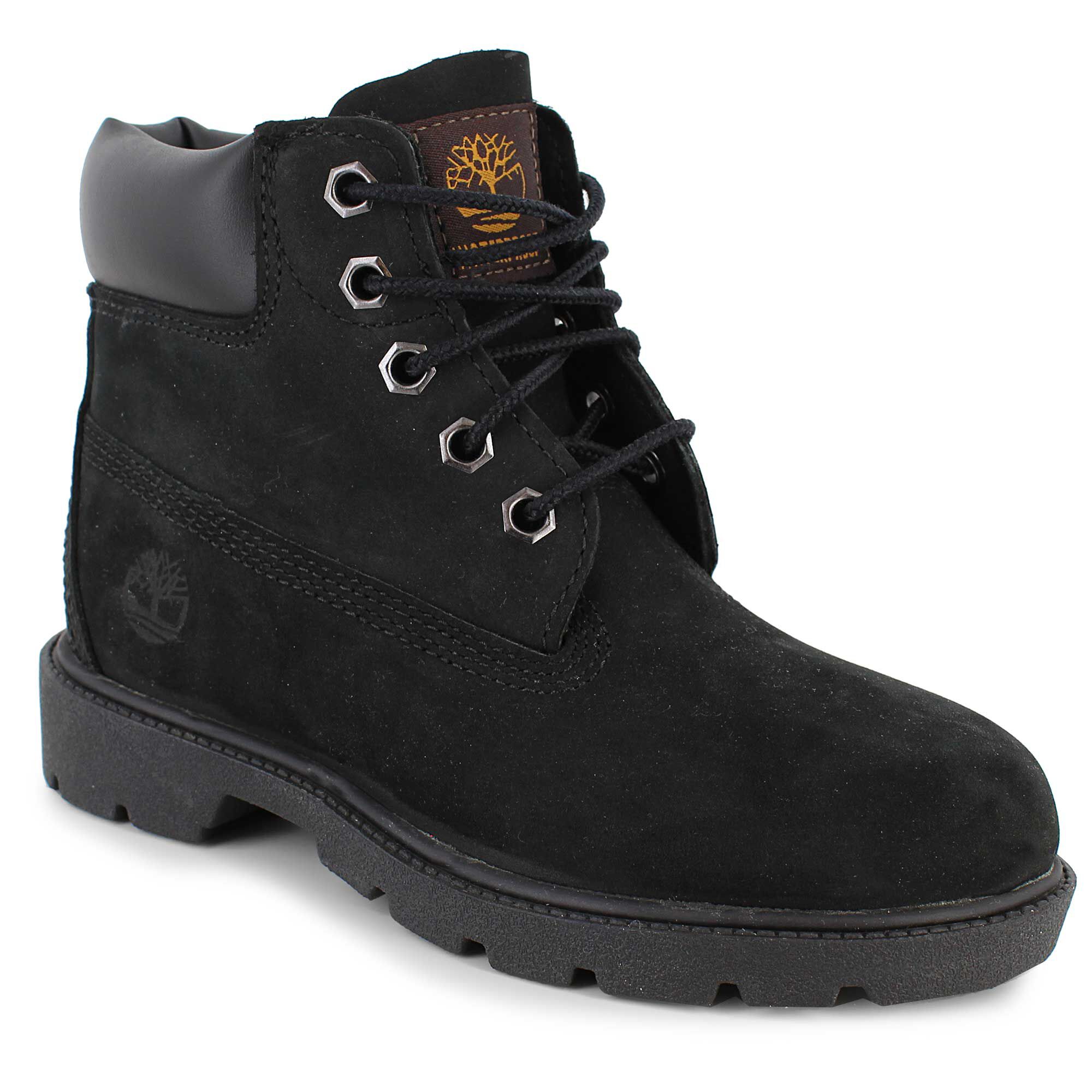 black tim boots