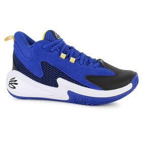 Red, White, and Blue Shoes and Accessories Under Armour Curry 3Z 25 SDE Right Side View