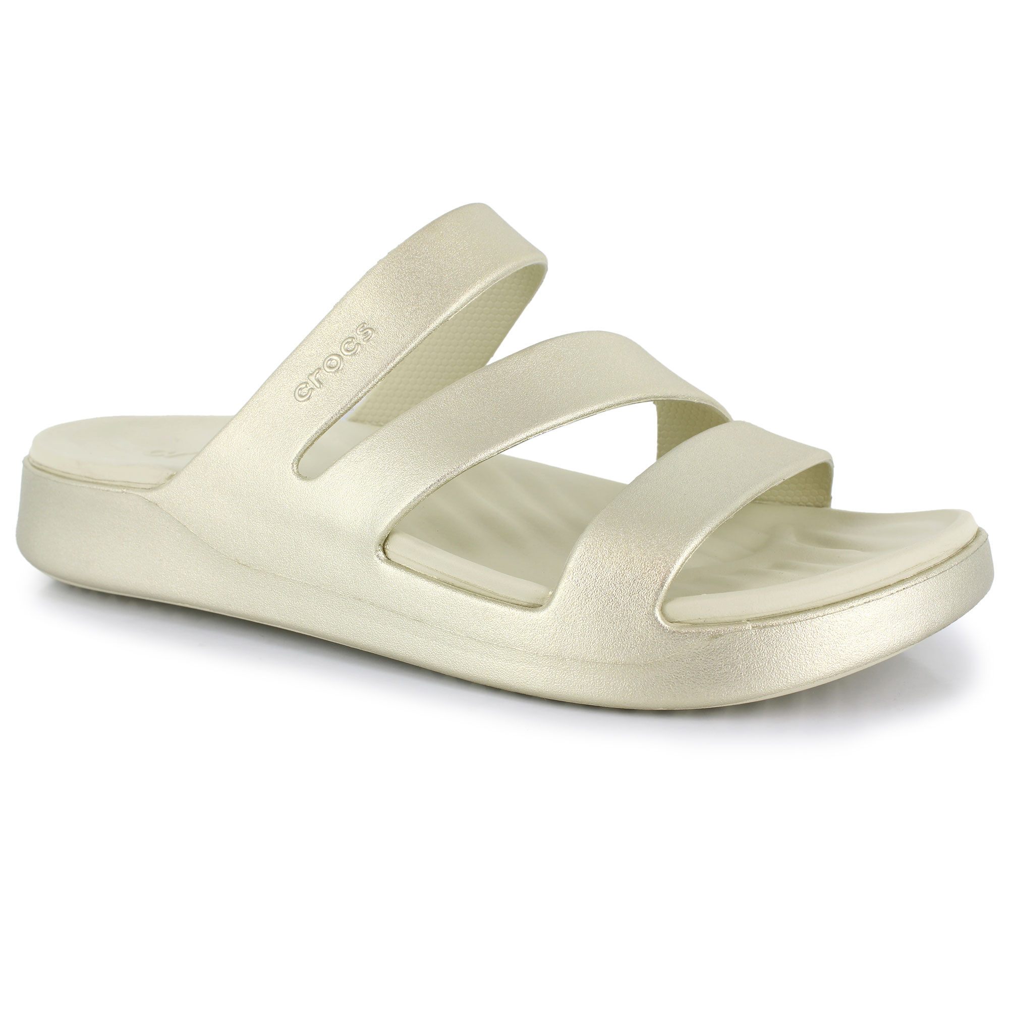 Crocs Getaway Metallic Strappy Front View