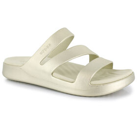  Crocs Getaway Metallic Strappy Front View