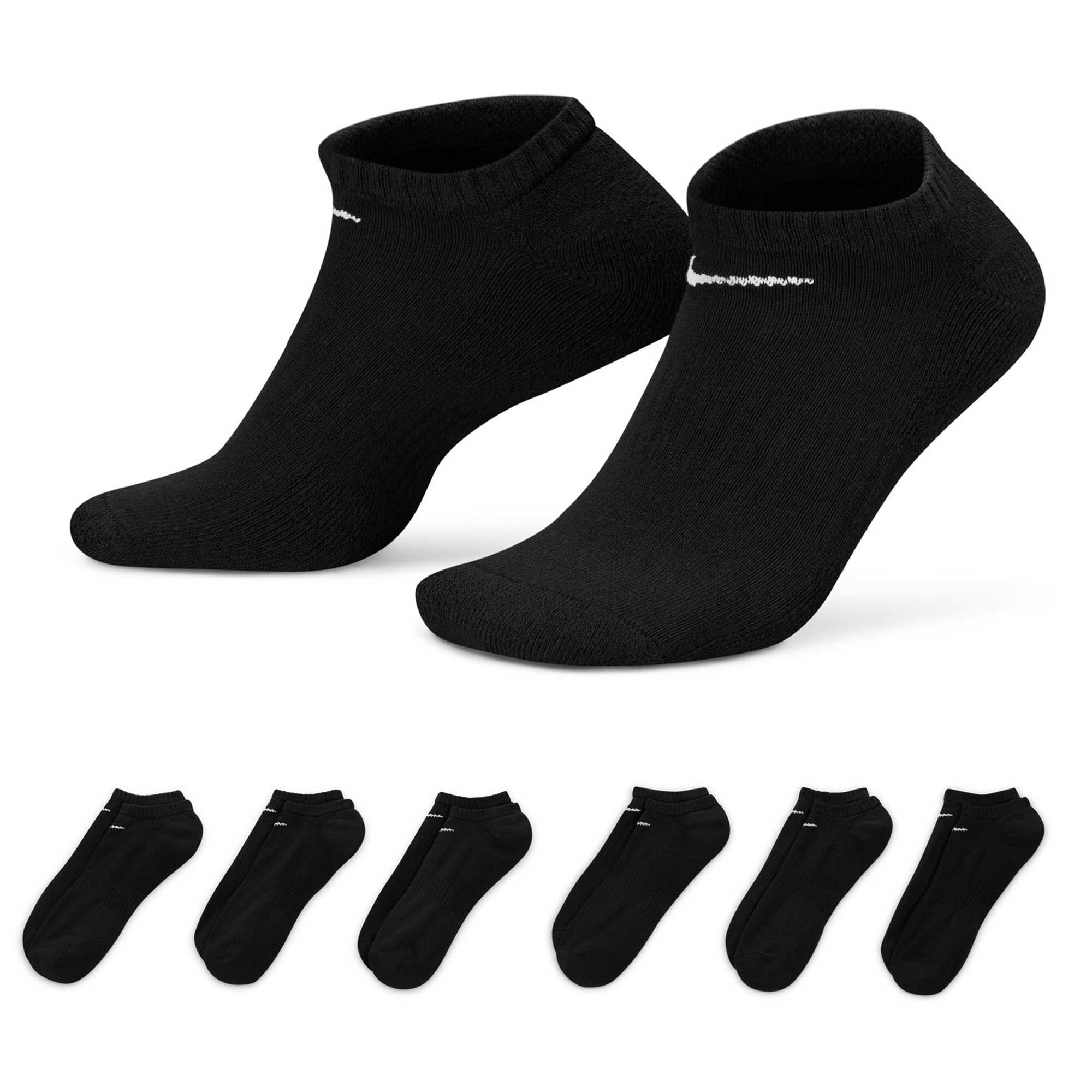 Men's Nike Everyday Cushioned No-Show 6-Pair Pack Men's Nike Everyday Cushioned No-Show 6-Pair Pack, , hi-res