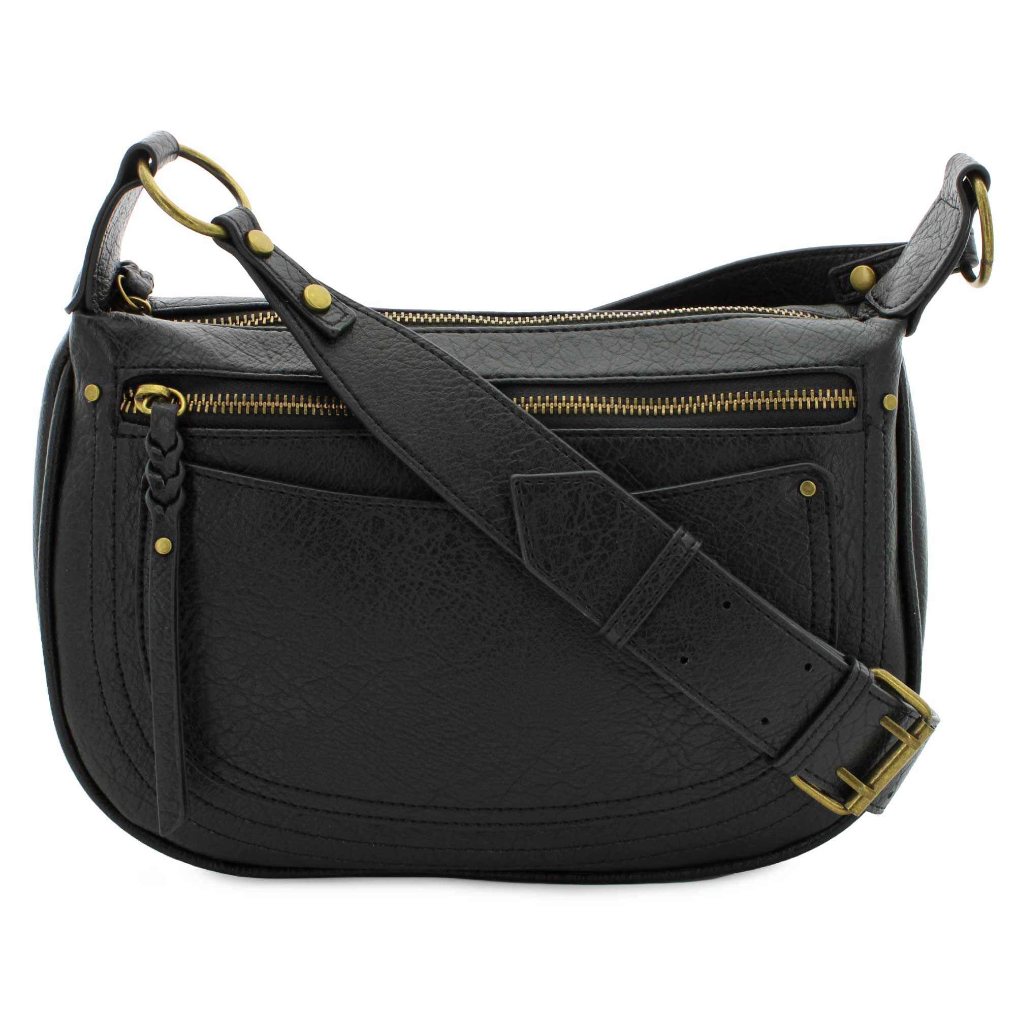Marbella Giada Crescent Crossbody Front View