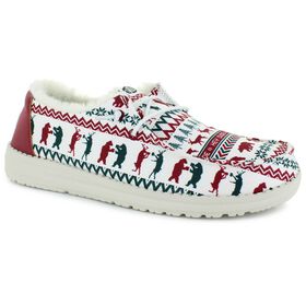 Cozy Casuals HEYDUDE Wendy Holiday Cheers Right Side View