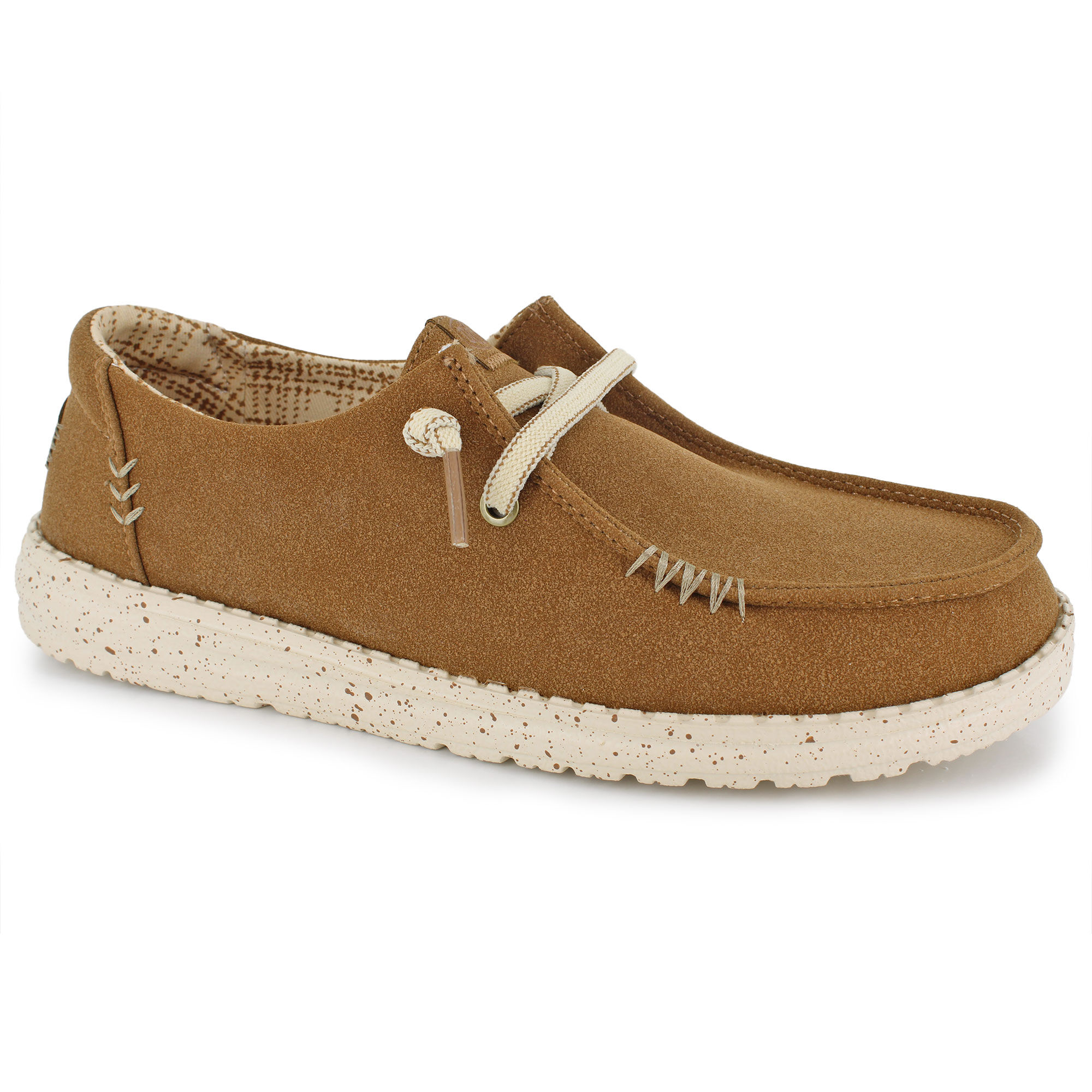 HEYDUDE Wendy Textile Suede Right Side View