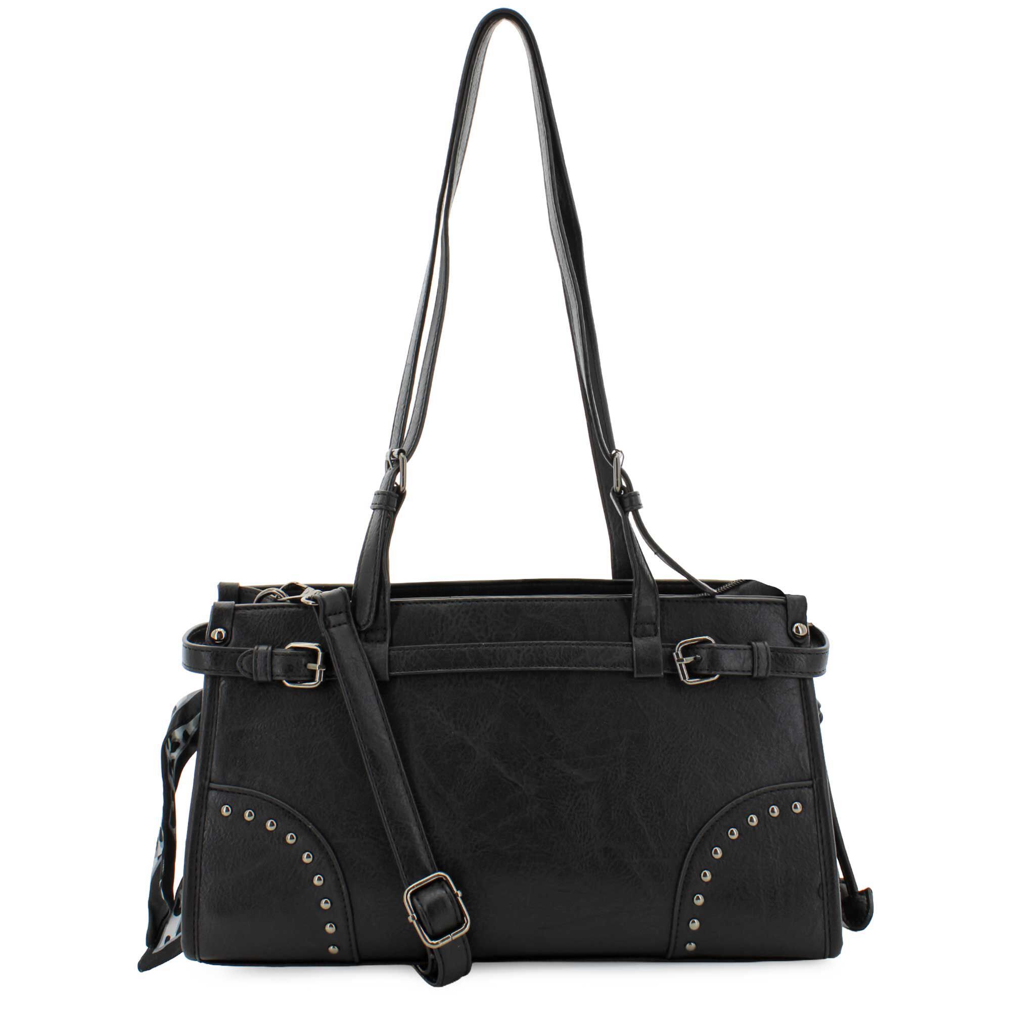 Sam & Hadley Scarf Satchel Front View