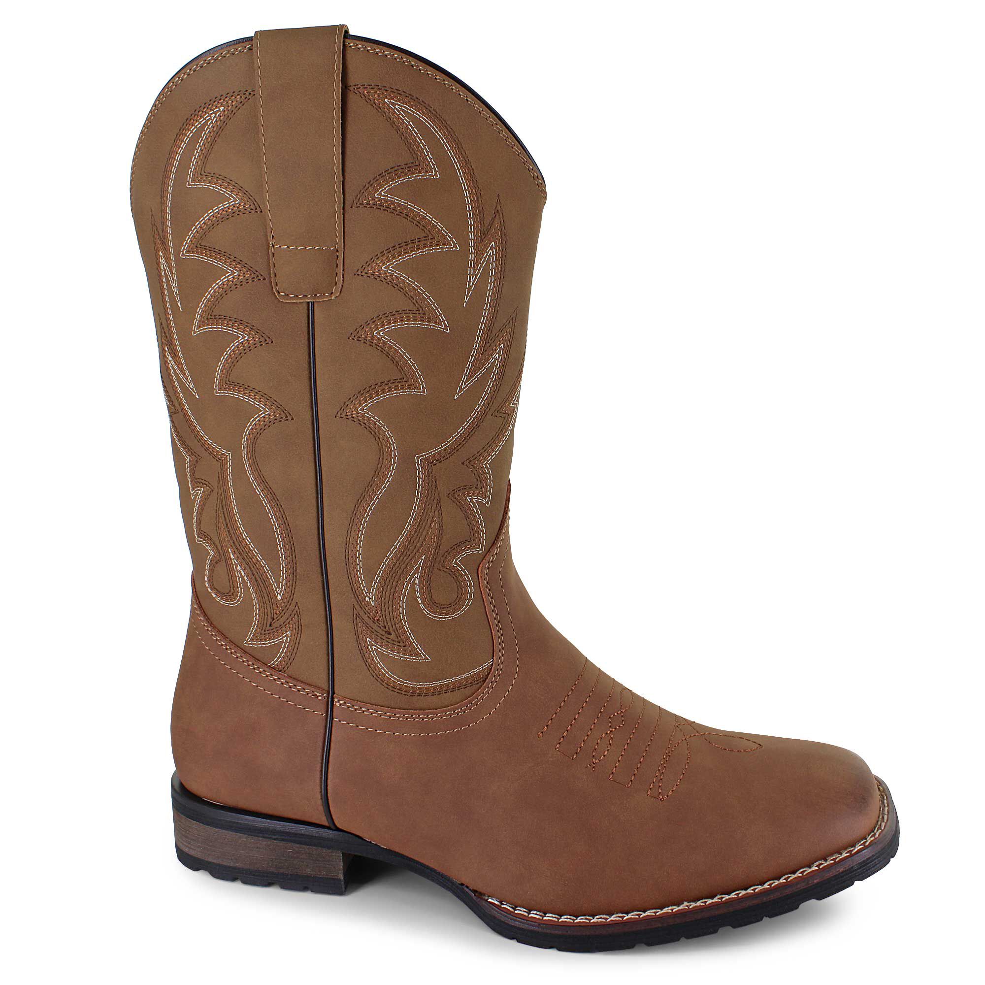 Circle J Clint Square-Toe Right Side View