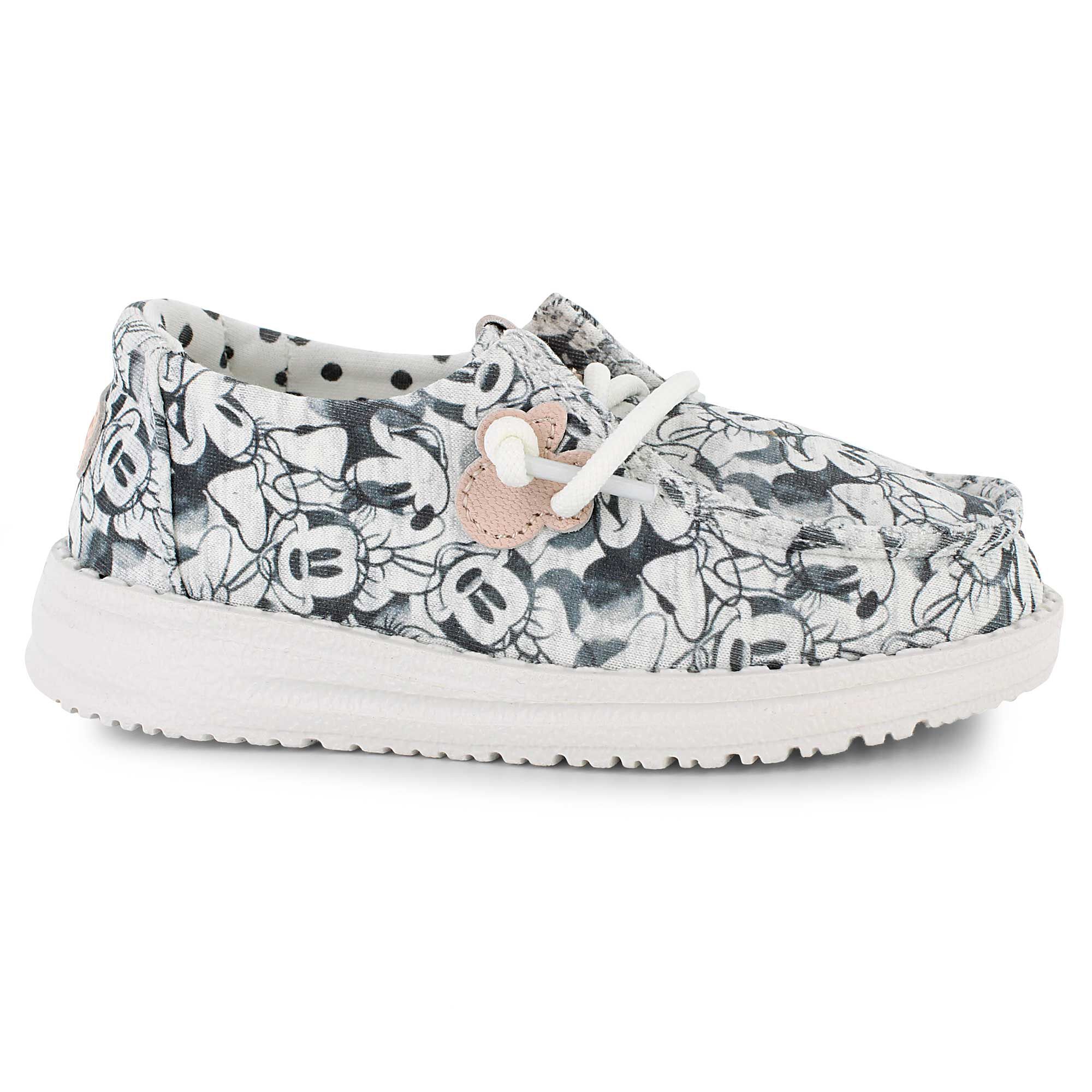 HEYDUDE Wendy Toddler Disney Minnie Mouse Print Right Side View