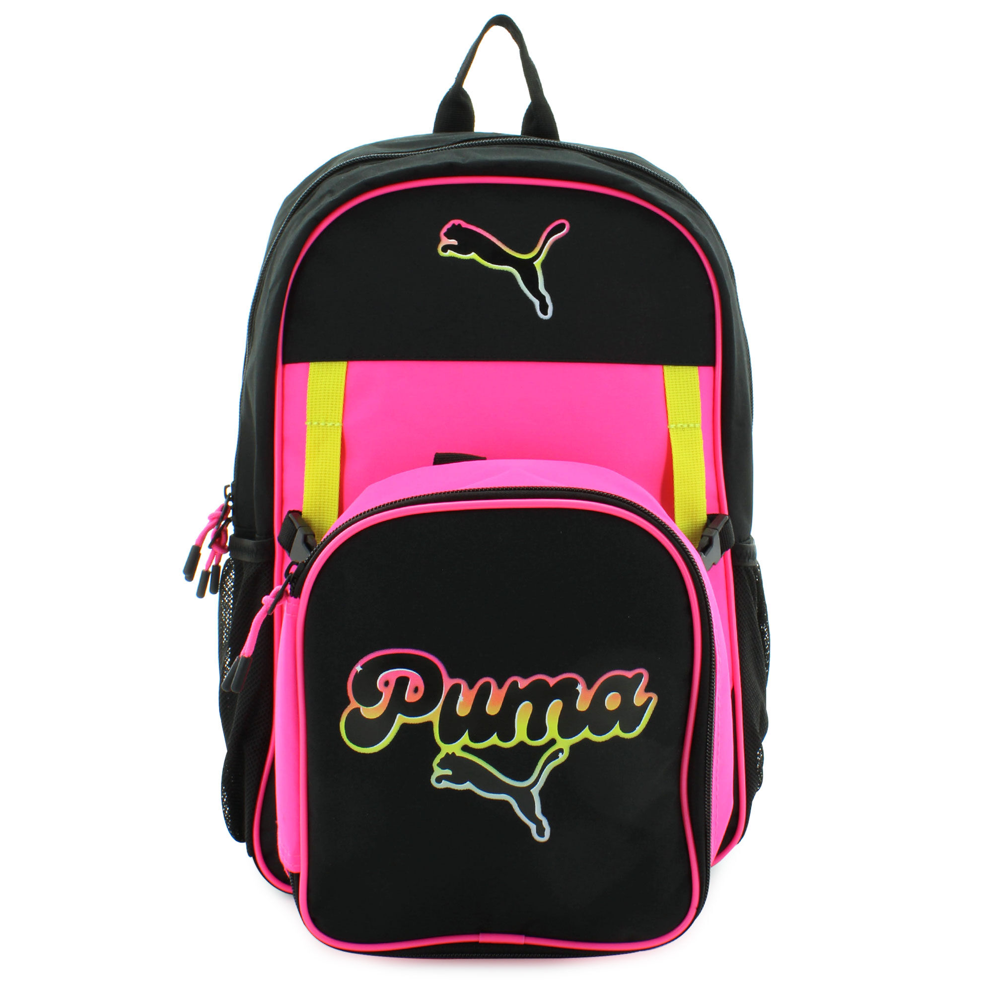 Puma Colony Fluorescent Backpack & Lunch Tote Front View