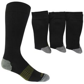 Socks Men's Copper Fit Crew Compression Socks 3 Pairs Side View With Package