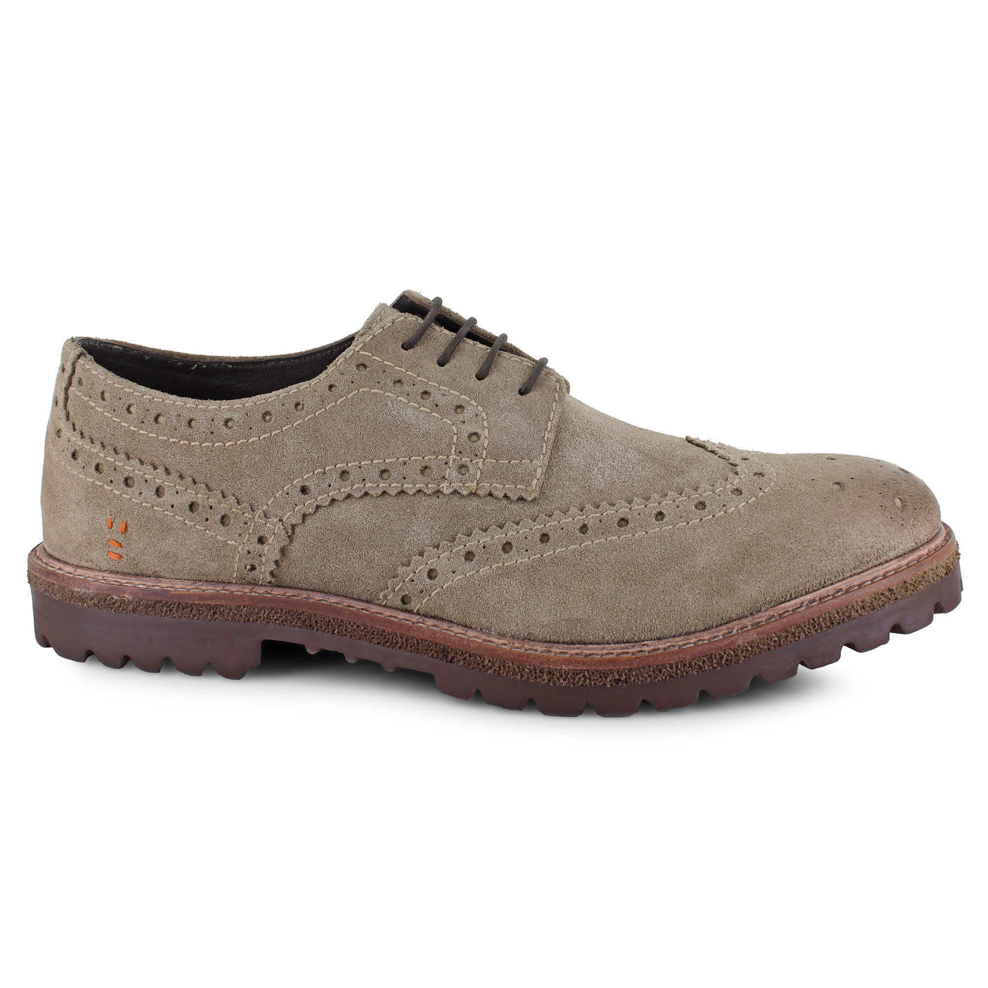 Roan Phiz Wingtip Suede Right Side View