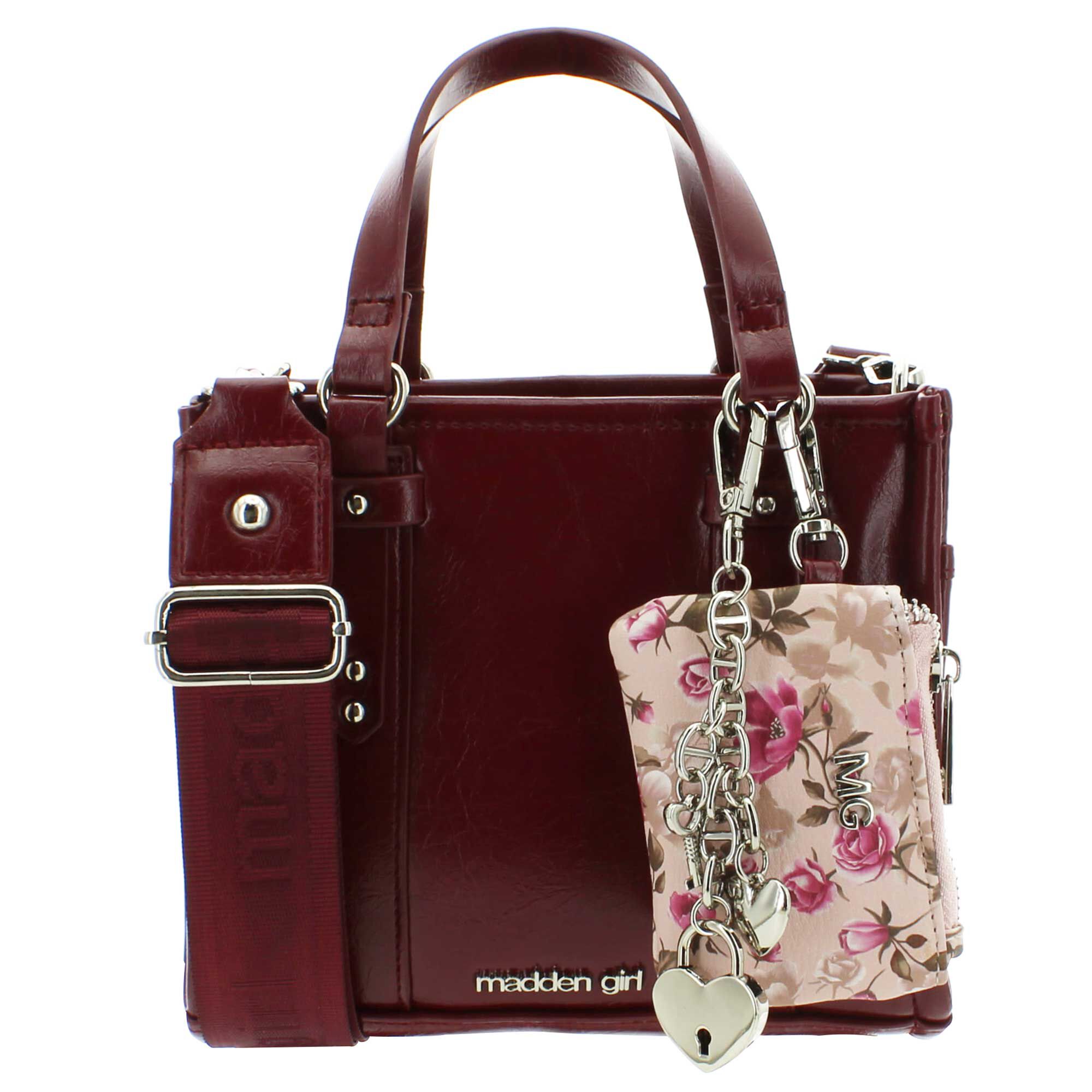 Madden Girl Tote With Small Pouch Clip-On Front View