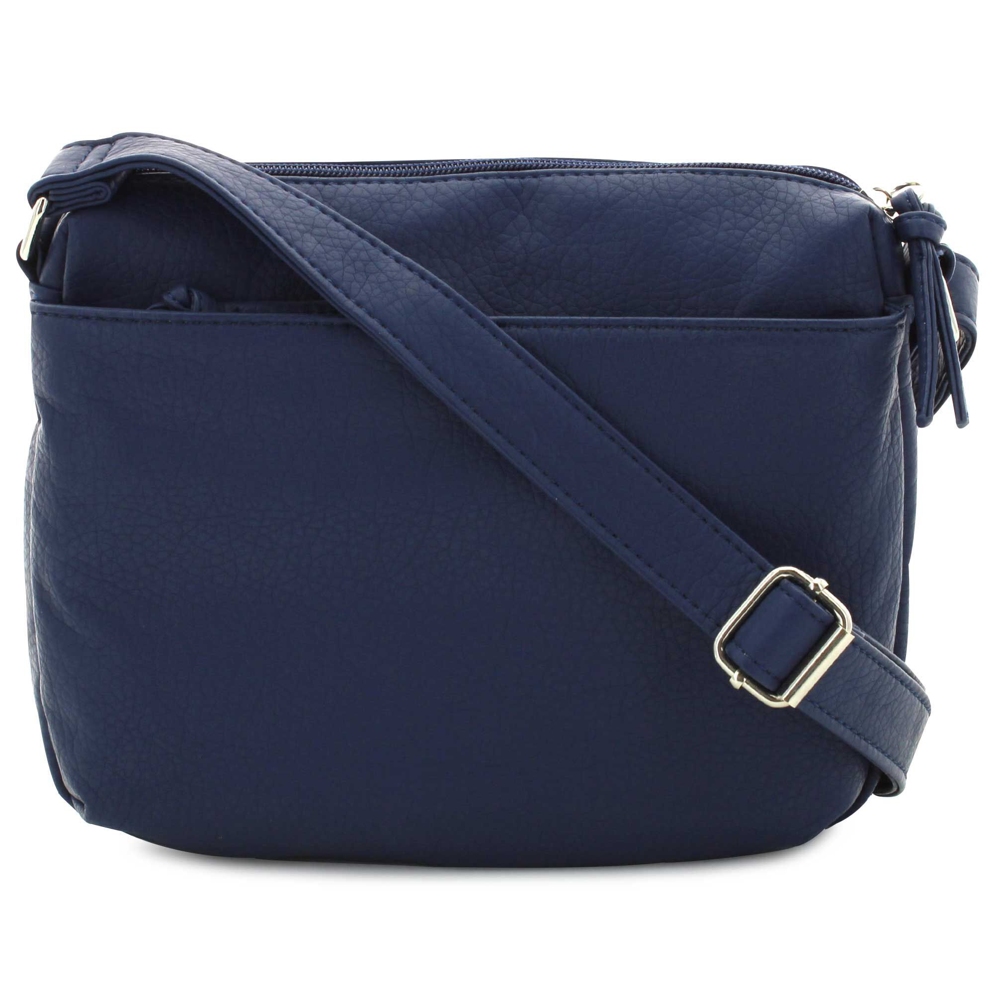 Bueno Textured Washed Crossbody Front View