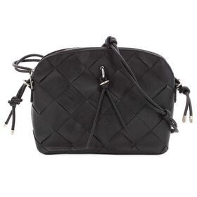 Handbags Sam & Hadley Woven Dome Front View